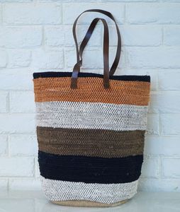 Bolso Bandolera de Algodón Bohemio Ecológico Tyntra 2026 para Mujer con Asa de Cuero para la Playa, Fiestas y Compras - Product Image 1