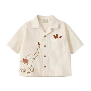 Camiseta de Manga Larga a Cuadros para Niños 2026, Camiseta de Algodón con Efecto de Dos Piezas, Holgada, Unisex, Informal, para Primavera y Otoño, Venta al Por Mayor OEM - Product Image 4