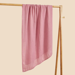Simple Solid Cotton Wearable <b>Blanket</b> Skin-Friendly Hand Wash Swaddle <b>Blanket</b> - Product Image 5