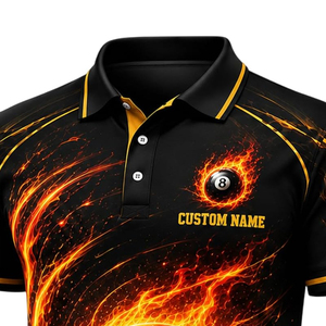 Camiseta Deportiva de Snooker, Tejido de Secado Rápido, Área para Logotipo Personalizado Opcional, para Uniformes Deportivos al por Mayor - Product Image 2
