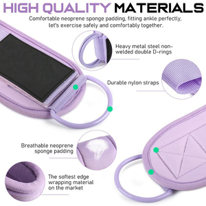 Sangles de cheville professionnelles pour la gym, pour femmes et hommes, entraînement de fessiers en kickback, logo personnalisé, fourniture directe usine - Product Image 3