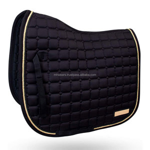 Meilleur tapis de selle MH pour dressage, mélange de laine, compétition de saut d'obstacles, entraînement, respirant, emballage personnalisé, tapis anglais professionnel - Product Image 1