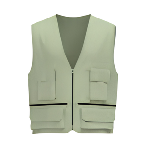 WEAR INTERNATIONAL Cargo <b>Vest</b> Utility Multi Pocket Mens Womens <b>Black</b> Khaki Olive Green Beige Grey Navy Camo Plus Size Logo - Product Image 1