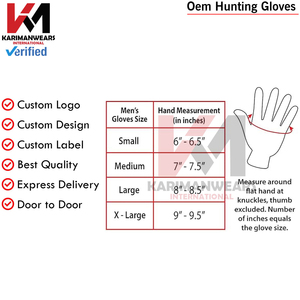 Hunting Gloves OEM Service Custom Logo Camouflage Tactical Gloves for Outdoor Brands Wholesale Export Supplier - Product Image 6