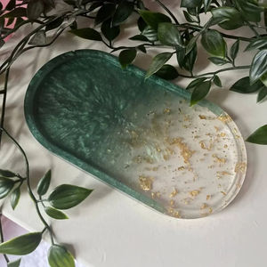 Bandeja de Servir Ovalada de Resina de Diseño Moderno, Ecológica, Duradera, Apta para Lavavajillas, Estilo Moderno, para Bodas, Fiestas, Desayunos - Product Image 1