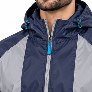 Traje Impermeable de 2 Piezas para Hombre, Chaqueta con Capucha y Pantalones, Ropa de Trabajo para Motocicleta, Ropa Impermeable para Exteriores, Proveedor OEM ODM con Logotipo Personalizado B2B - Product Image 5