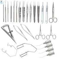 Ensemble d'instruments manuels pour la cataracte FIDA International, en acier inoxydable, réutilisable, pour le remplacement de lentilles, micro-ophtalmologie, chirurgical
