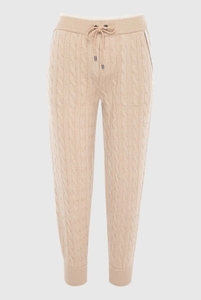 Pantalon en tricot pour femmes, de haute qualité, respirant, confortable, en coton, vêtements décontractés, logo personnalisé - Product Image 2