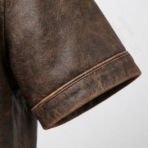 Veste de moto en cuir véritable pour homme de qualité supérieure, nouvelle arrivée, vestes de moto d'hiver, protections amovibles, personnalisables - Product Image 6