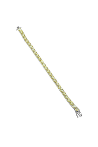 Pulsera de Topacio Limón en Plata de Ley 92.5 KLSB-20418 - Product Image 3