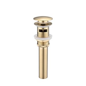 Desagüe de lavabo con rebosadero de acero inoxidable 304 para lavabo de encimera, accesorio de grifo con tapón emergente - Product Image 1