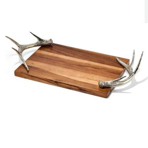 Bandeja de Servicio de Madera Hecha a Mano con Asa de Diseño para Hoteles, Cocina, Hogar, Otros Eventos y Uso en Restaurantes de Comida Rápida - Product Image 1