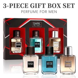 Set di 3 Fragranze Maschili Legnose e Speziate per Uomo, Eau De Toilette Spray, Colonia al Mirtillo Rosso e Limone Italiano, Set Regalo di Profumi - Product Image 1
