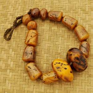 Collier moderne en résine et bois, accessoire de mode, choix des amoureux, bijoux en cristal - Product Image 1