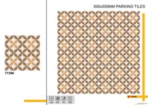 กระเบื้องปูพื้นกลางแจ้งแบบมีพื้นผิวกันลื่น ขนาด 20x20 นิ้ว เพื่อความปลอดภัยในการเคลื่อนที่ของยานพาหนะและคนเดินเท้าบนพื้นผิวภายนอก - Product Image 4