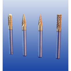 Frese in carburo con rivestimento TiN d 6.0 x 57 mm Set di frese in carburo con rivestimento TiN - Product Image 1