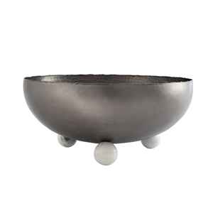 Articles ménagers, accessoires de cuisine en métal, vaisselle et assiettes empilables, préparation alimentaire, métal écologique, maison et jardin, bol de service en métal - Product Image 6