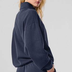 Vente en gros de cardigan en tricot léger avec logo personnalisé, nouveau design, vêtements décontractés, fermeture éclair, fabricant pour unisexe - Product Image 6
