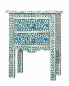 โต๊ะกาแฟสไตล์โมร็อกโกสมัยใหม่ ตกแต่งด้วยกระดูกฝังอย่างประณีต คุณภาพสูง เหมาะสำหรับห้องรับประทานอาหาร ห้องนอน ห้องเก็บของ และห้องนั่งเล่น เฟอร์นิเจอร์ตกแต่งบ้าน - Product Image 2