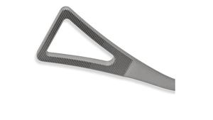 Abrazadera curva izquierda VATS Duval con mordazas triangulares dentadas, eje de 10 mm, trinquete de 15 mm, longitud de trabajo de 23,5 cm, longitud total de 34 cm - ZETOMEDPRO - Product Image 4
