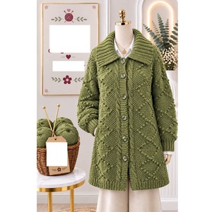 Pulls 100% acrylique ou coton, calibre 12, pour femmes, très tendance, style décontracté, pour la saison hivernale, fournisseur du Bangladesh. - Product Image 4