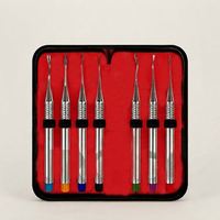 Ensemble de 7 proximateurs dentaires PDL de haute qualité, élévateurs luxateurs en acier inoxydable allemand, réutilisables, autoclavables, certifiés CE