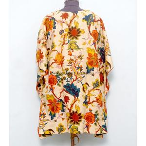 Caftán Floral para Mujer, Holgado y Cómodo, 100% Algodón, Estilo Natural, Nueva Colección, Ropa Caftán - Product Image 5
