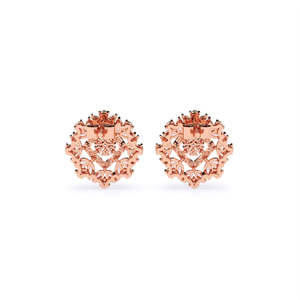 Pendientes de Diamantes Cultivados en Laboratorio Chapados en Oro Rosa y Oro Amarillo para Mujer, Corte Brillante, Clásicos, Modernos, para Uso Diario, Joyería de Boda - Product Image 3
