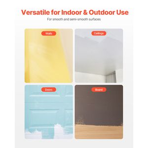 Kit de rouleaux à peinture 19 pièces de 4 et 9 pouces avec cadres à poils de 3/8 pouces et bac à peinture pour espace de coworking – Produit de haute qualité - Product Image 6