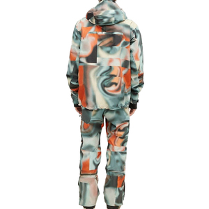 Conjunto Deportivo de 2 Piezas para Hombre, Chaqueta Cortavientos de Alta Calidad, Estampado Ligero, Informal para Otoño, Resistente al Viento, Proveedor con Logotipo Personalizado - Product Image 5