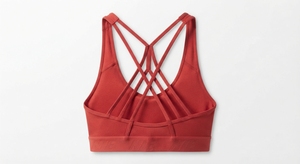 Sujetador deportivo de espalda cruzada para mujer, de alto soporte, sin costuras, de spandex/nailon, transpirable, de secado rápido, con cuello en U, para entrenamiento, yoga, gimnasio, fitness - Product Image 5
