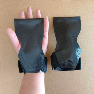Agarraderas de Gimnasio Personalizadas OEM, Agarre de Mano de Cuero Premium con Soporte de Muñeca Ajustable - Product Image 4