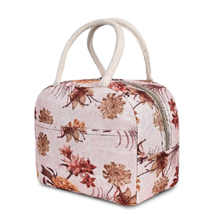 Sac isotherme moderne pour aliments, en polyester, avec deux poches et porte-bouteille, idéal pour les voyages, le bureau et l'école - Product Image 4