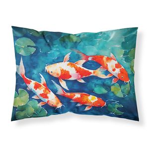 Taie d'oreiller décorative Koi Fish Lightweight & Super Soft Easy Care-Housse de coussin de taille standard - Product Image 1