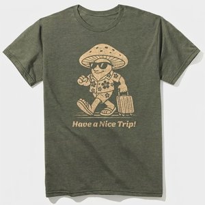 เสื้อยืดคอกลมผู้ชายผ้าคอตตอนโพลีเอสเตอร์คุณภาพสูงสีเขียวพิมพ์โลโก้ตามสั่งขายส่ง สินค้าขายดี แห้งเร็ว สไตล์ไฮสตรีท - Product Image 1