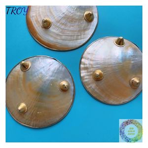 Assiettes décoratives en coquillages naturels en gros pour projets hôteliers et acheteurs en gros d'accessoires pour la maison - Product Image 3