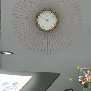 Modern Metal <b>Wall</b> <b>Clock</b> Silent Quartz Analog <b>Decorative</b> <b>Clock</b> for Living Room <b>Decor</b> At Best Price - Product Image 4