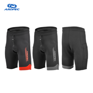 Pantalones cortos de neopreno Aropec de 2 mm con cintura baja delantera y alta trasera, bolsillos tipo cargo, costuras planas para surf y buceo OEM/ODM - Product Image 1