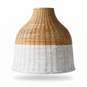 Natural Rattan Lamp Cover Wholesale Nordic Handmade Woven <b>Light</b> Shade Decorative Lighting Factory Direct Supplier - Product Image 1