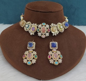 Premium Quality Sabyasachi Inspired Necklace Set Beautiful Unique Design Suits All Outfits Ideal For Party Wear, <b>Weddings</b> - Product Image 5