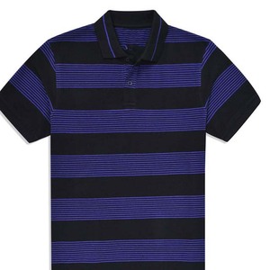 เสื้อโปโลผู้ชายผ้าฝ้าย 100% ปี 2026 ขายส่ง พร้อมปักโลโก้ตามสั่ง แขนสั้น พิมพ์ลาย ลายทาง ดีไซน์ลำลองสำหรับฤดูร้อน - Product Image 4