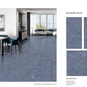 Carreaux de porcelaine émaillée polie pour revêtements de sol et murs grand format, au design artistique. - Product Image 1