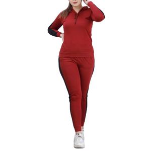 ชุดกีฬาสำหรับผู้หญิงชุดวอร์มออกกำลังกายผ้าฟลีซไซส์พิเศษโลโก้ออกแบบได้ตามต้องการ - Product Image 1