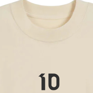 เสื้อยืดโอเวอร์ไซส์ทรงบ็อกซี่ สีธรรมชาติ ผ้าฝ้ายพรีเมียม ทรงหลวม แขนสั้น สไตล์ลำลอง สตรีทแวร์ เสื้อเปล่า สำหรับงานสั่งทำ - Product Image 5