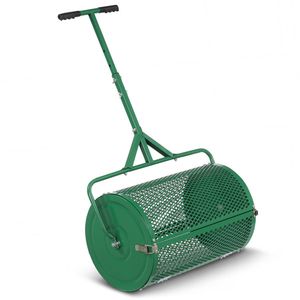 Spargitore per Prato da 24 Pollici con Rete da 0,75 x 0,5 Pollici, Spargitore di Compost per Terra, Sabbia e Fertilizzante, Verde - Product Image 2