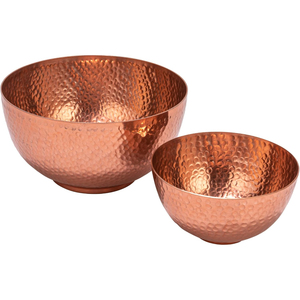Cuenco de Cobre Puro Martillado, Vajilla Grande con Acabado Brillante, Cuenco para Frutas y Bocadillos, Fabricante de Cuencos de Cobre en India - Product Image 3