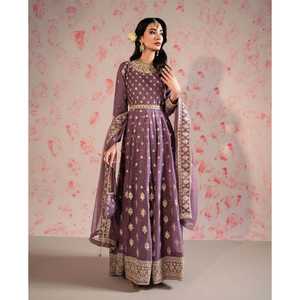 Precioso vestido de fiesta indio y pakistaní con diseño elegante de Dupatta Pent - Product Image 3