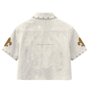 Camiseta Personalizada de Hip Hop con Estampado DTG, Diseño Gráfico Desgastado con Pedrería, para Hombre, Algodón Grueso, Talla Grande - Product Image 3