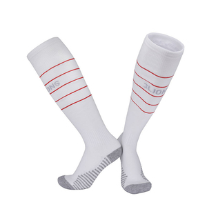 Chaussettes de football mi-hautes à rayures, respirantes, tricotées pour adultes, vêtements de sport, été, en Spandex et Polyester - Product Image 2