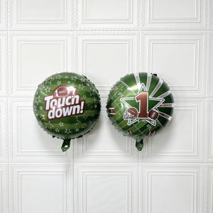 Globo de Fútbol Americano de 18 Pulgadas, OEM ODM, Alta Calidad, Personalizado, Decoración Deportiva para Fiestas, Globos Inflables de Aluminio, Suministro al por Mayor - Product Image 2